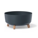 Doniczka Gracia Low DGRL400L antracytowa