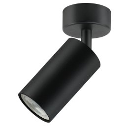 Lampa ścienno-sufitowa Maclean, punktowa, ruchoma, aluminiowa, 1xGU10, 55x100mm, kolor czarny mat, MCE451 B