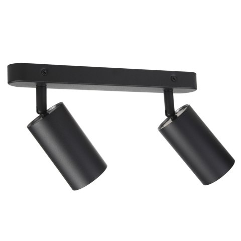 Lampa ścienno-sufitowa Maclean, punktowa, ruchoma, aluminiowa, 2xGU10, 55x100mm, kolor czarny mat, MCE452 B Lampa ścienno-sufitowa Maclean, punktowa, ruchoma, aluminiowa, 2xGU10, 55x100mm, kolor czarny mat, MCE452 B