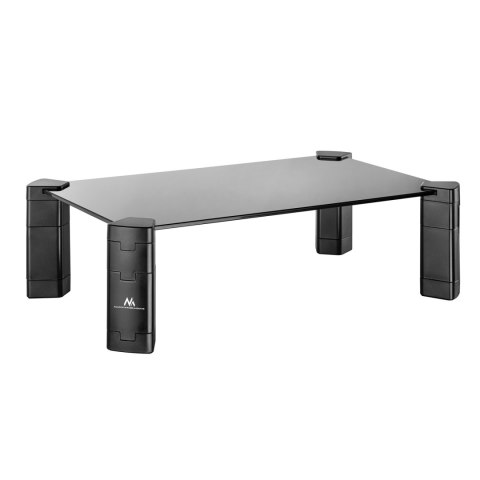 Podstawka pod laptopa / monitor Maclean, max. 20kg, hartowane szkło, (429x269x127mm), MC-934 Podstawka pod laptopa / monitor Maclean, max. 20kg, hartowane szkło, (429x269x127mm), MC-934