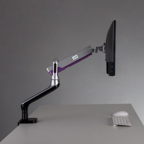 Uchwyt do monitora Ergo Office, premium ze sprężyną gazową, podwójne ramię 17"-32" 9 kg, ER-436 Uchwyt do monitora Ergo Office, premium ze sprężyną gazową, podwójne ramię 17"-32" 9 kg, ER-436