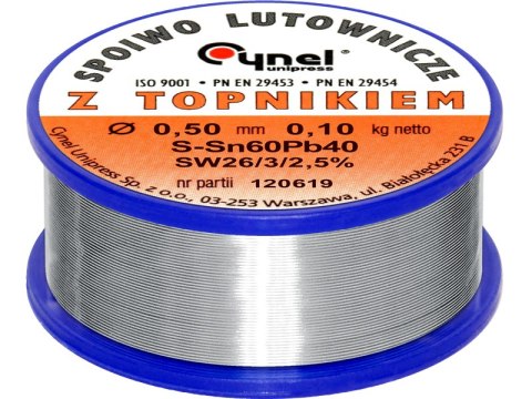 9631# Cyna 0,50/100g/spoiwo lc60-fsw26 cynel 9631# Cyna 0,50/100g/spoiwo lc60-fsw26 cynel