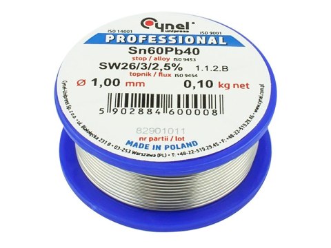 9633# Cyna 1,00/100g/spoiwo lc60-fsw26 cynel 9633# Cyna 1,00/100g/spoiwo lc60-fsw26 cynel