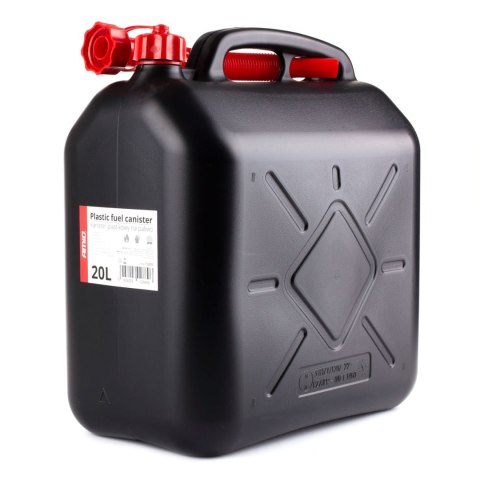 Kanister plastikowy, czarny 20l Kanister plastikowy, czarny 20l