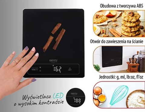 CR 3175 Waga kuchenna - 15kg - bezdotykowe tarowanie CR 3175 Waga kuchenna - 15kg - bezdotykowe tarowanie