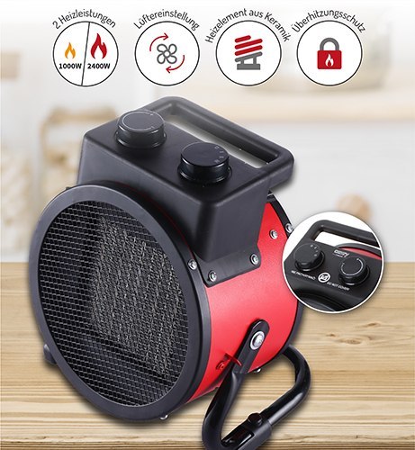 CR 7743 Nagrzewnica ceramiczna 2400w CR 7743 Nagrzewnica ceramiczna 2400w