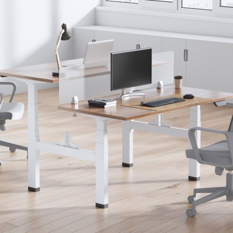 Biurko elektryczne podwójne regulacja wys. Ergo Office, max wys 128cm, max 125kg x2, bez blatu do pracy stojąco siedzącej (2 czę Biurko elektryczne podwójne regulacja wys. Ergo Office, max wys 128cm, max 125kg x2, bez blatu do pracy stojąco siedzącej (2 czę