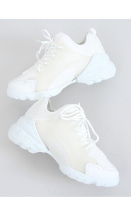 BUTY SPORTOWE BIAŁE LA126P WHITE - Inello Inello