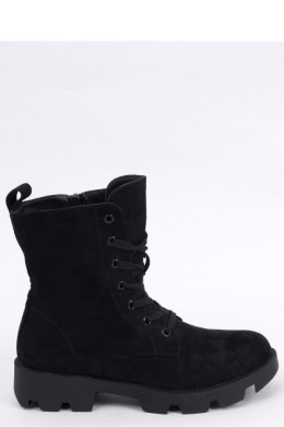 Botki workery zamszowe PANSY BLACK - Inello Inello