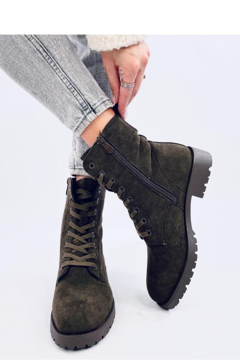 Workery sznurowane BENTE GREEN - Inello Inello Workery sznurowane BENTE GREEN - Inello Inello