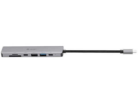 ADAPTER TRACER A-2, USB Type-C z czytnikiem kart, HDMI 4K, USB 3.0, PDW 60W ADAPTER TRACER A-2, USB Type-C z czytnikiem kart, HDMI 4K, USB 3.0, PDW 60W