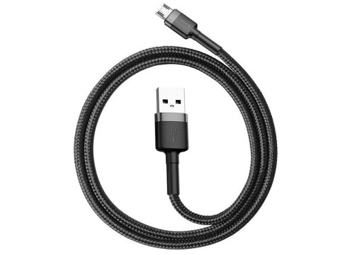 BASEUS Cafule Micro USB cable 2.4A 0,5m (CAMKLF-AG1) gray + black BASEUS Cafule Micro USB cable 2.4A 0,5m (CAMKLF-AG1) gray + black