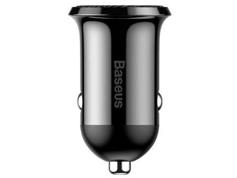 BASEUS Ładowarka samochodowa Baseus Grain Pro 2x USB 4.8A (CCALLP-01) czarna BASEUS Ładowarka samochodowa Baseus Grain Pro 2x USB 4.8A (CCALLP-01) czarna