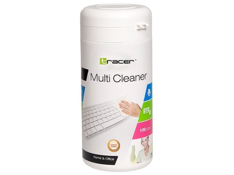 Chusteczki czyszczące TRACER Plastic TUBE 100 pcs Chusteczki czyszczące TRACER Plastic TUBE 100 pcs