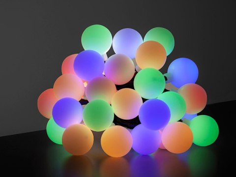 Girlanda ogrodowa TRACER solarna KOLOROWA 30 LED 30 żarówek Girlanda ogrodowa TRACER solarna KOLOROWA 30 LED 30 żarówek