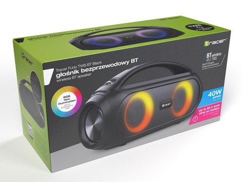 Głośniki TRACER Furio TWS BT BLACK Głośniki TRACER Furio TWS BT BLACK