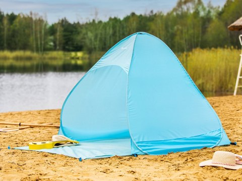 Namiot plażowy błyskawiczny TRACER Blue 160 x 150 x 115cm Namiot plażowy błyskawiczny TRACER Blue 160 x 150 x 115cm