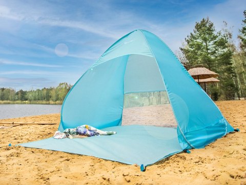 Namiot plażowy błyskawiczny TRACER Blue 160 x 150 x 115cm Namiot plażowy błyskawiczny TRACER Blue 160 x 150 x 115cm