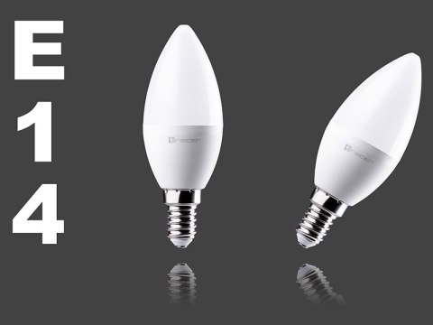 Żarówka LED TRACER E14 5W=35W ciepła jasna 3000K, 2 pack Żarówka LED TRACER E14 5W=35W ciepła jasna 3000K, 2 pack
