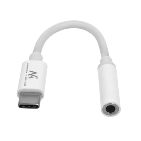 Adapter USB Type-C - 3,5mm mini jack Maclean, cyfrowy układ scalony, obsługa 99% urządzeń na rynku, MCTV-847 Adapter USB Type-C - 3,5mm mini jack Maclean, cyfrowy układ scalony, obsługa 99% urządzeń na rynku, MCTV-847