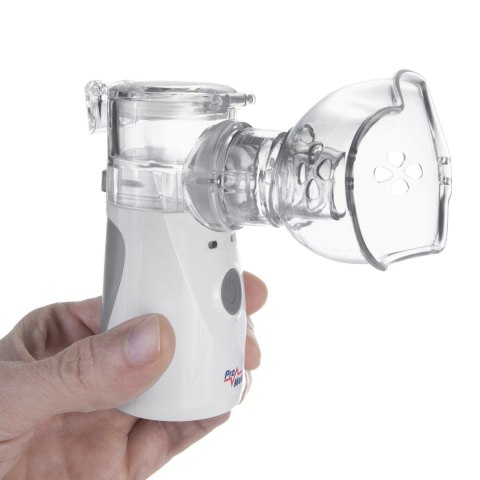 Przenośny / podręczny bezprzewodowy inhalator nebulizator Promedix, zestaw, maski, PR-835 Przenośny / podręczny bezprzewodowy inhalator nebulizator Promedix, zestaw, maski, PR-835