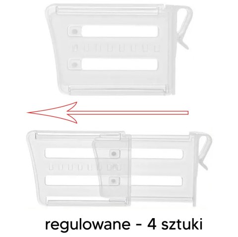 AG871 Organizer do lodówki regulowany AG871 Organizer do lodówki regulowany