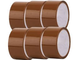 95-141# Taśma pakowa-klejaca brąz 48x60 6-pak