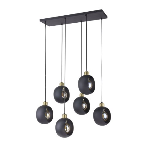 JALA 6P, lampa wisząca, E27 max.15W, czarna JALA 6P, lampa wisząca, E27 max.15W, czarna