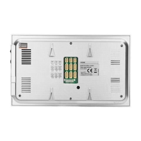 Kolorowy wideo monitor 7" (biały) z darmową aplikacją na telefon Kolorowy wideo monitor 7" (biały) z darmową aplikacją na telefon