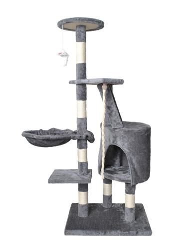 Drzewko dla kota 118cm szare Drzewko dla kota 118cm szare