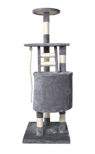 Drzewko dla kota 118cm szare Drzewko dla kota 118cm szare