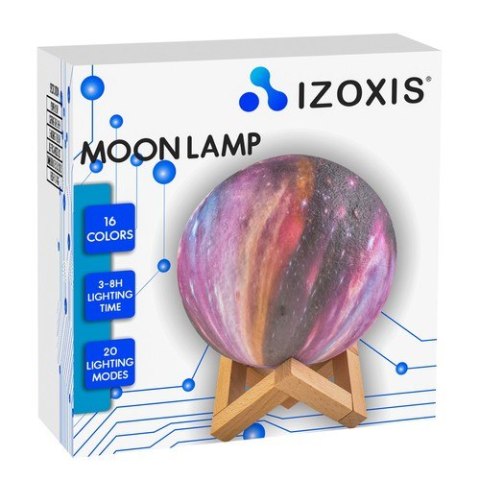 Lampka nocna księżyc 15cm 16 kolorów Lampka nocna księżyc 15cm 16 kolorów