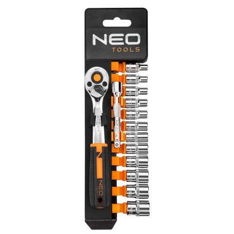 Klucze nasadowe 1/4", zestaw 14 szt. Klucze nasadowe 1/4", zestaw 14 szt.