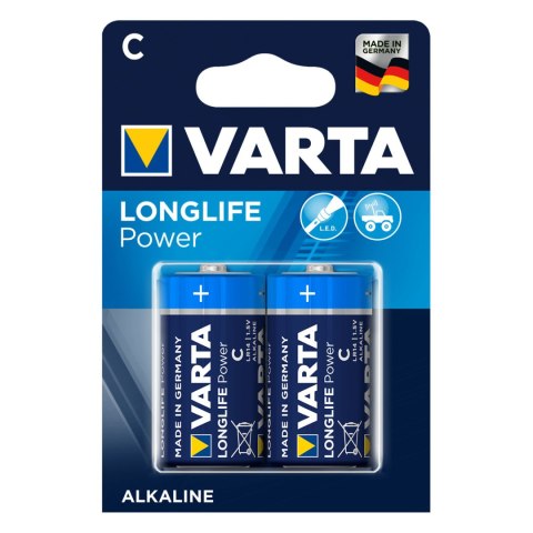 2x Baterie R-14 LR14 C 1,5V alkaliczna Varta longlife blister 2x Baterie R-14 LR14 C 1,5V alkaliczna Varta longlife blister