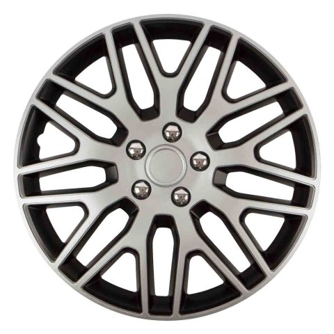 Kołpak dakar nc 16" silver&black ze śrubami chrom Kołpak dakar nc 16" silver&black ze śrubami chrom