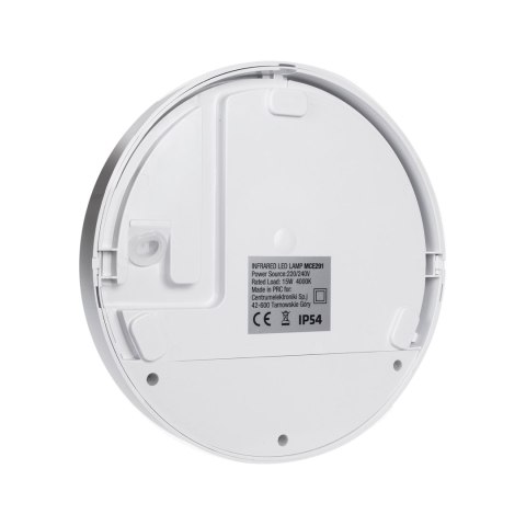 Lampa LED z sensorem ruchu MCE291 W biała Lampa LED z sensorem ruchu MCE291 W biała