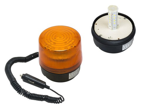 26-429# Sygnalizator optyczny led 12v magnes pomarańczowy 26-429# Sygnalizator optyczny led 12v magnes pomarańczowy