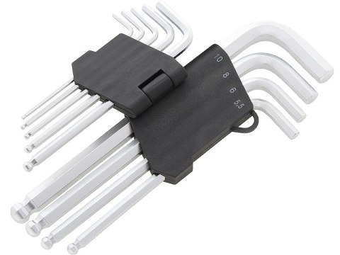 3133# Zestaw kluczy imbusowych 2mm-10mm 9sztuk vthex8