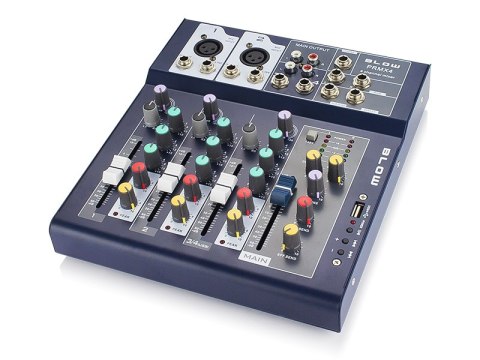 33-201# Mikser studyjny audio prmx 4 blow 4 kanały bt 33-201# Mikser studyjny audio prmx 4 blow 4 kanały bt
