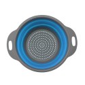AG659J Durszlak silik. składany 2szt blu