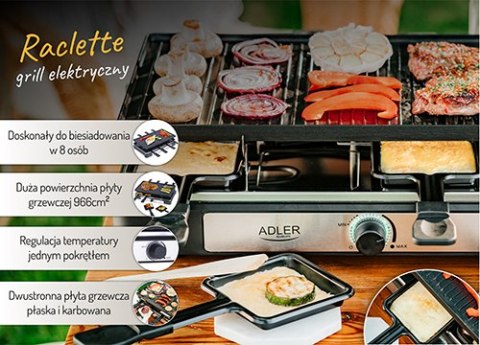 AD 6616 Raclette - grill elektryczny AD 6616 Raclette - grill elektryczny