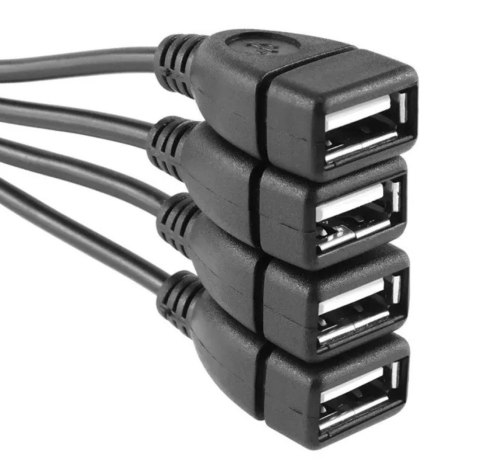 AK22 Hub rozdzielacz usb 4 porty AK22 Hub rozdzielacz usb 4 porty