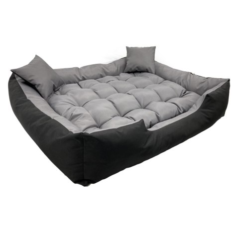Legowisko dla psa ECCO 100x80 / 115x95 cm szaro-czarne Legowisko dla psa ECCO 100x80 / 115x95 cm szaro-czarne