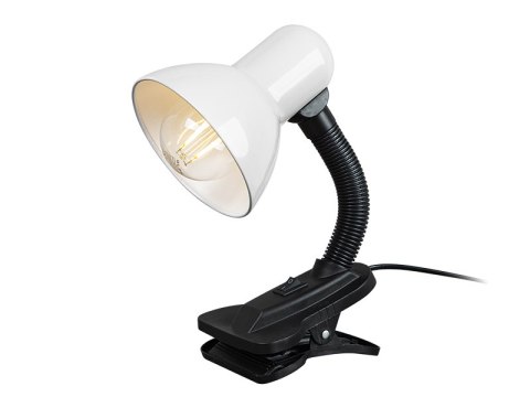 44-156# Lampka biurkowa lb-08 z klipsem biała 44-156# Lampka biurkowa lb-08 z klipsem biała