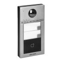 HIKVISION DS-KV8213-WME1(C) metalowa stacja zewnętrzna dwurodzinna WiFi/IP dedykowana do samodzielnej pracy lub do współpracy z 
