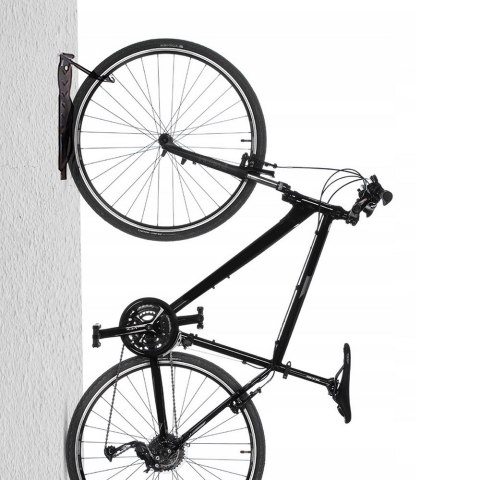 Rowerowy uchwyt ścienny Maclean, pionowy, stal, max. obciążenie 30kg, MC-432 Rowerowy uchwyt ścienny Maclean, pionowy, stal, max. obciążenie 30kg, MC-432