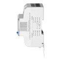 3-fazowy wskaźnik zużycia energii elektrycznej, 80A, dodatkowy wskaźnik, wyjście impulsowe, przycisk RESET, 2 moduły, DIN TH-35m