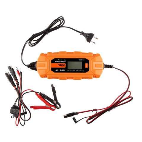 Prostownik automatyczny 4A/70W, 3-120Ah, do akumulatorów kwasowych / AGM / GEL Prostownik automatyczny 4A/70W, 3-120Ah, do akumulatorów kwasowych / AGM / GEL
