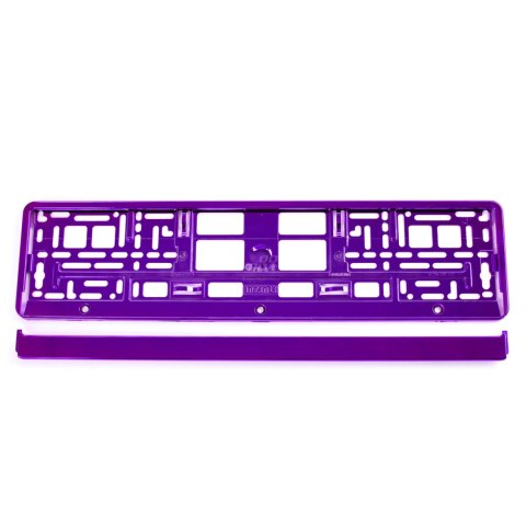 Ramka tablicy rejestracyjnej metalizowana fioletowa amio-71457/01170f Ramka tablicy rejestracyjnej metalizowana fioletowa amio-71457/01170f