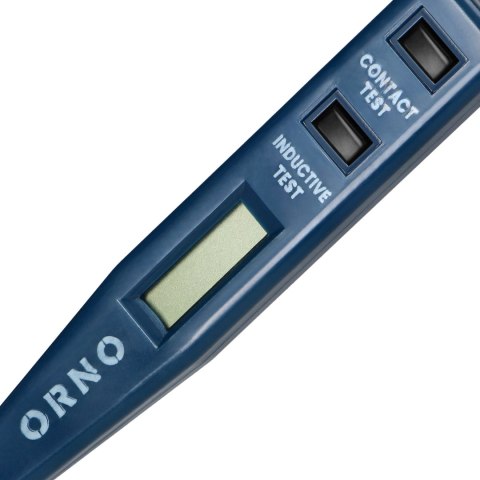 Elektroniczny próbnik napięcia 5w1, test obecności, pomiar, indukcja, ciągłość, polaryzacja DC, niebieski Elektroniczny próbnik napięcia 5w1, test obecności, pomiar, indukcja, ciągłość, polaryzacja DC, niebieski